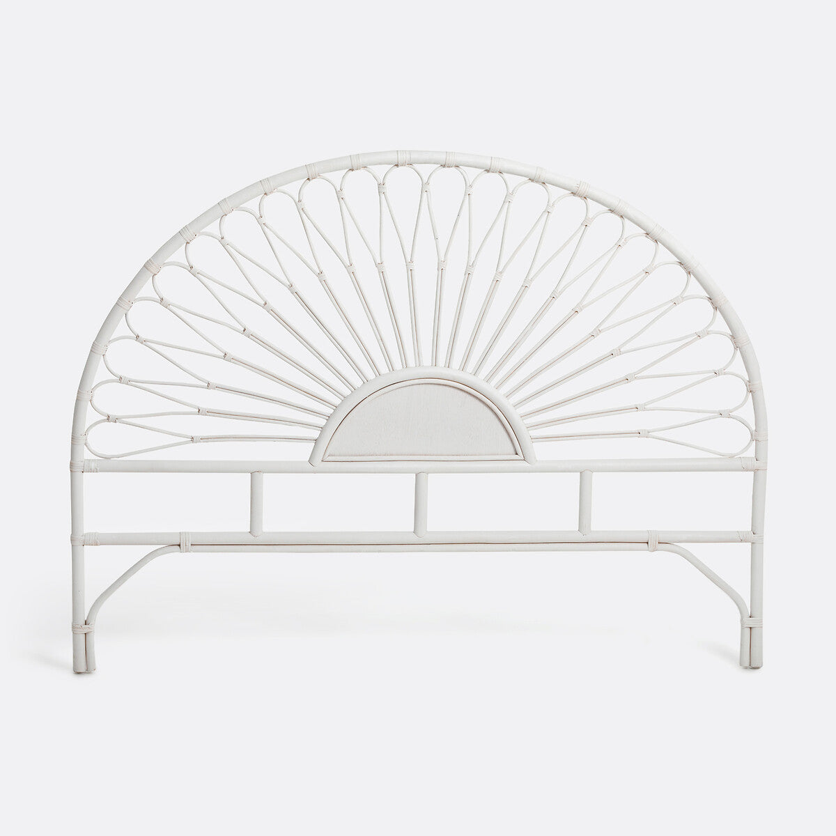 Tête De Lit Rotin Blanc