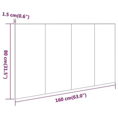 Tête De Lit En Bois 160
