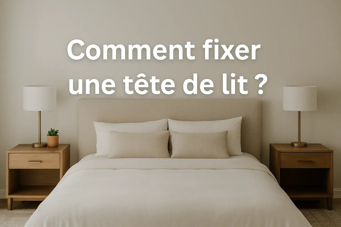 Comment fixer une tête de lit au mur ou au sommier