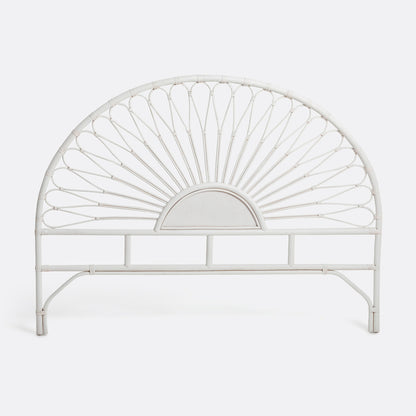 Tête De Lit Rotin Blanc 160