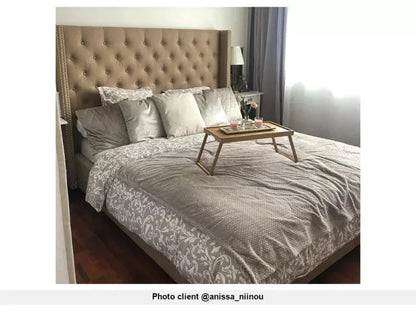Tête De Lit Capitonnée Beige