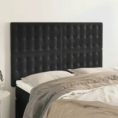Tête De Lit Capitonnée En Velours