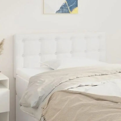 Tête De Lit Blanc Capitonné