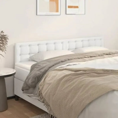 Tête De Lit Blanc Capitonné