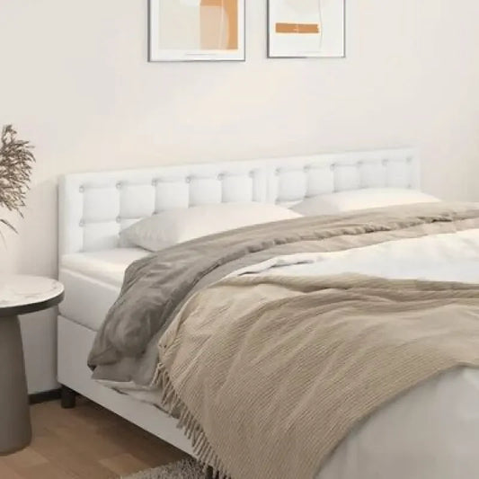 Tête De Lit Blanc Capitonné