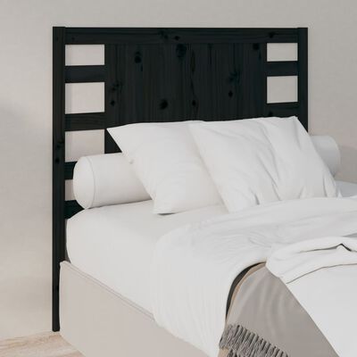 Tête De Lit En Bois Noir