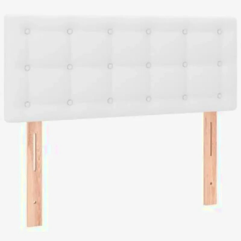 Tête De Lit Blanc Capitonné