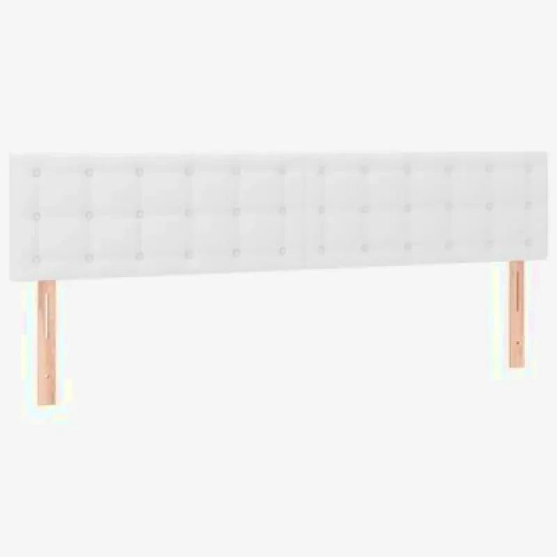 Tête De Lit Blanc Capitonné
