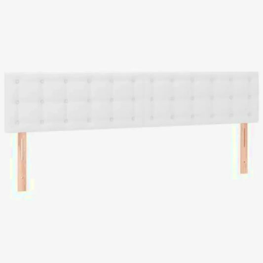 Tête De Lit Blanc Capitonné