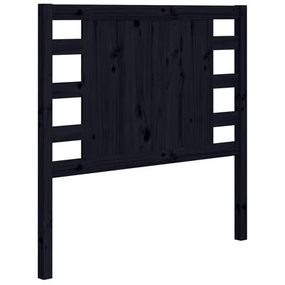 Tête De Lit En Bois Noir