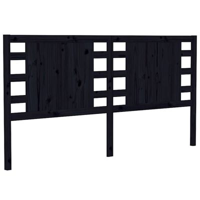 Tête De Lit En Bois Noir