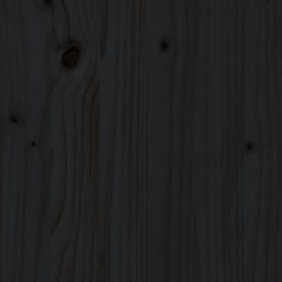 Tête De Lit En Bois Noir
