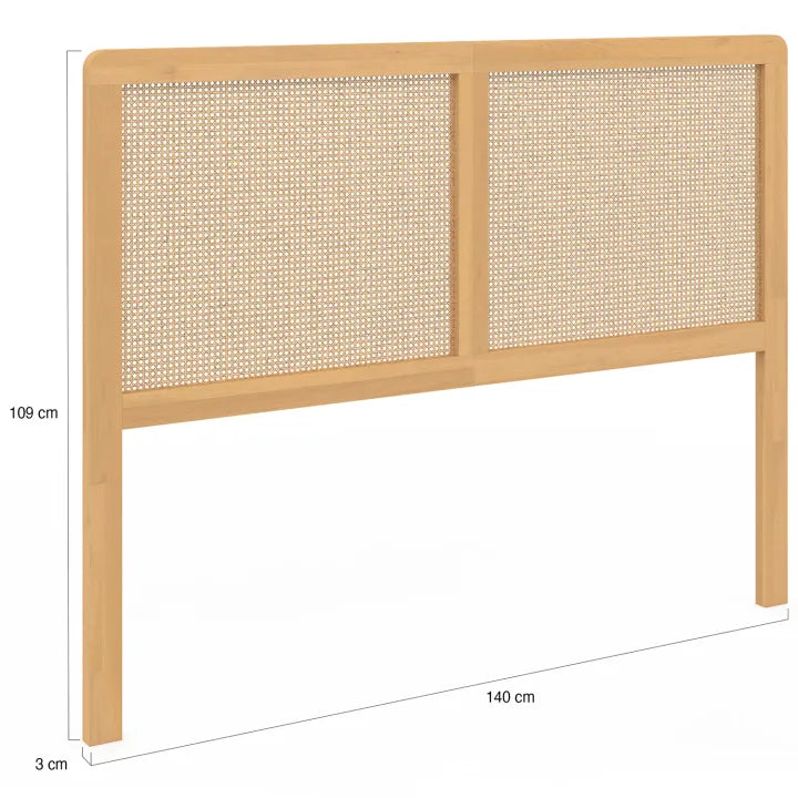 Tête De Lit Rotin Cannage 140