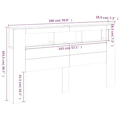 Tete De Lit En Bois Avec Rangement
